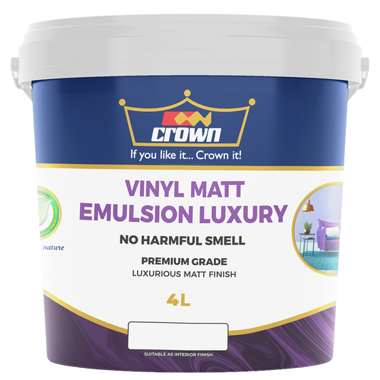 Crown vinyl Matt emulsion 1 Litre — manufacturer family image