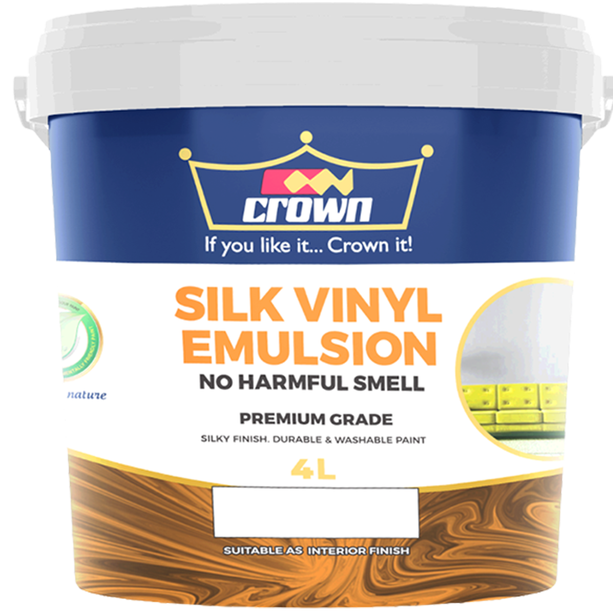 Crown silk vinyl emulsion 4ltrs — manufacturer family image